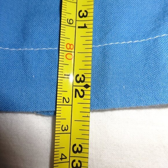 Timberland single stitch men's short sleeve shirt XL blue and cream, like new - Picture 10 of 11